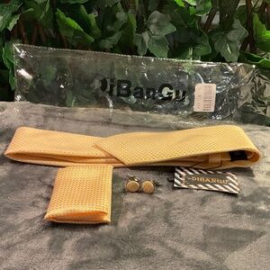 New DiBanGu Tie, Pocket Square & Cuff Links